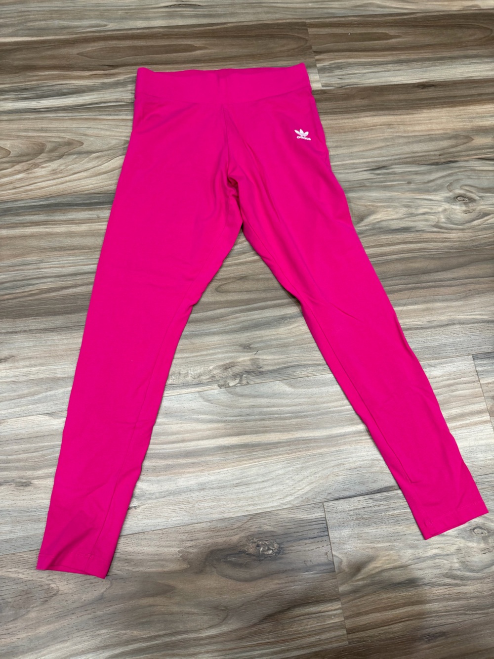adidas Girls Bright Pink Leggings